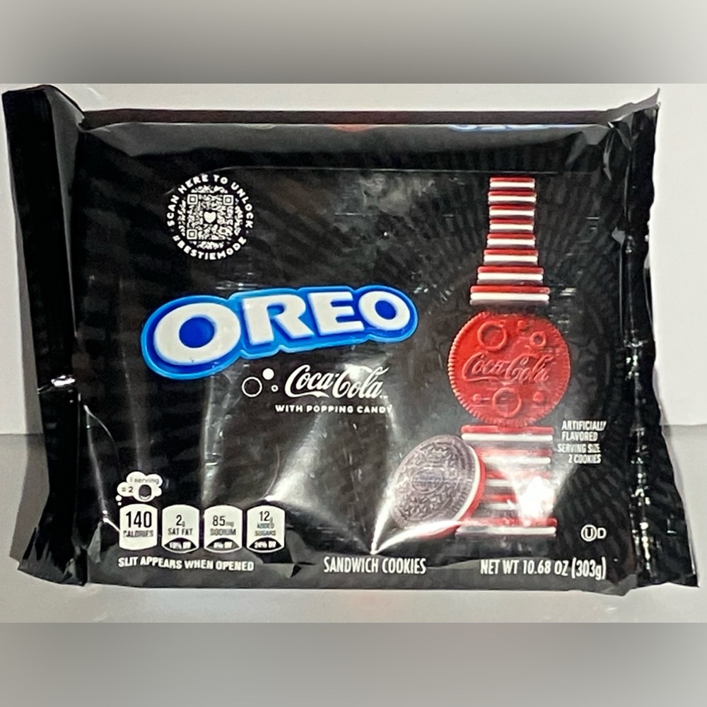 OREO  With COCA COLA Flavor  POPING CANDY COOKIES 10.68 OZ PACK *SEALED*